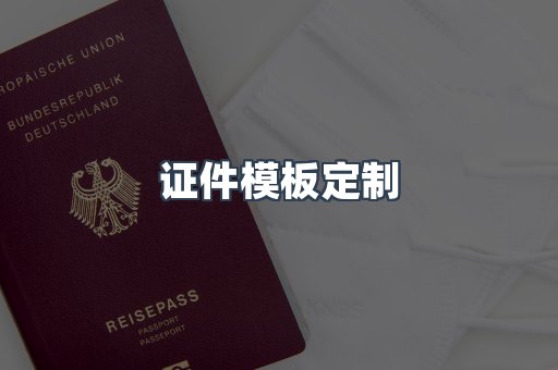 证件模板定制